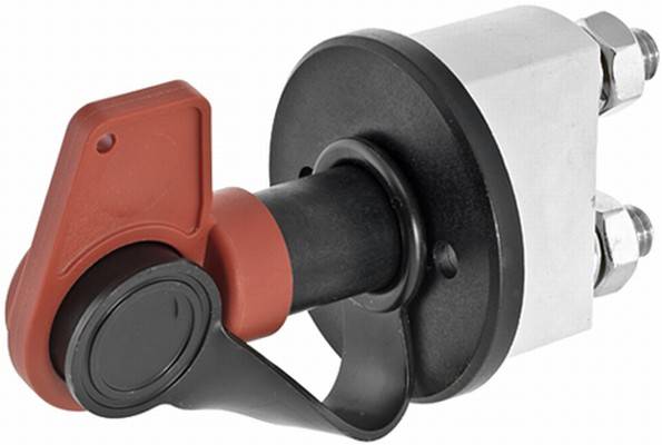 HELLA 6EK 002 843-141 Hauptschalter, Batterie - Drehbetätigung - 24V - Anschlussanzahl: 2 - geschrau-0
