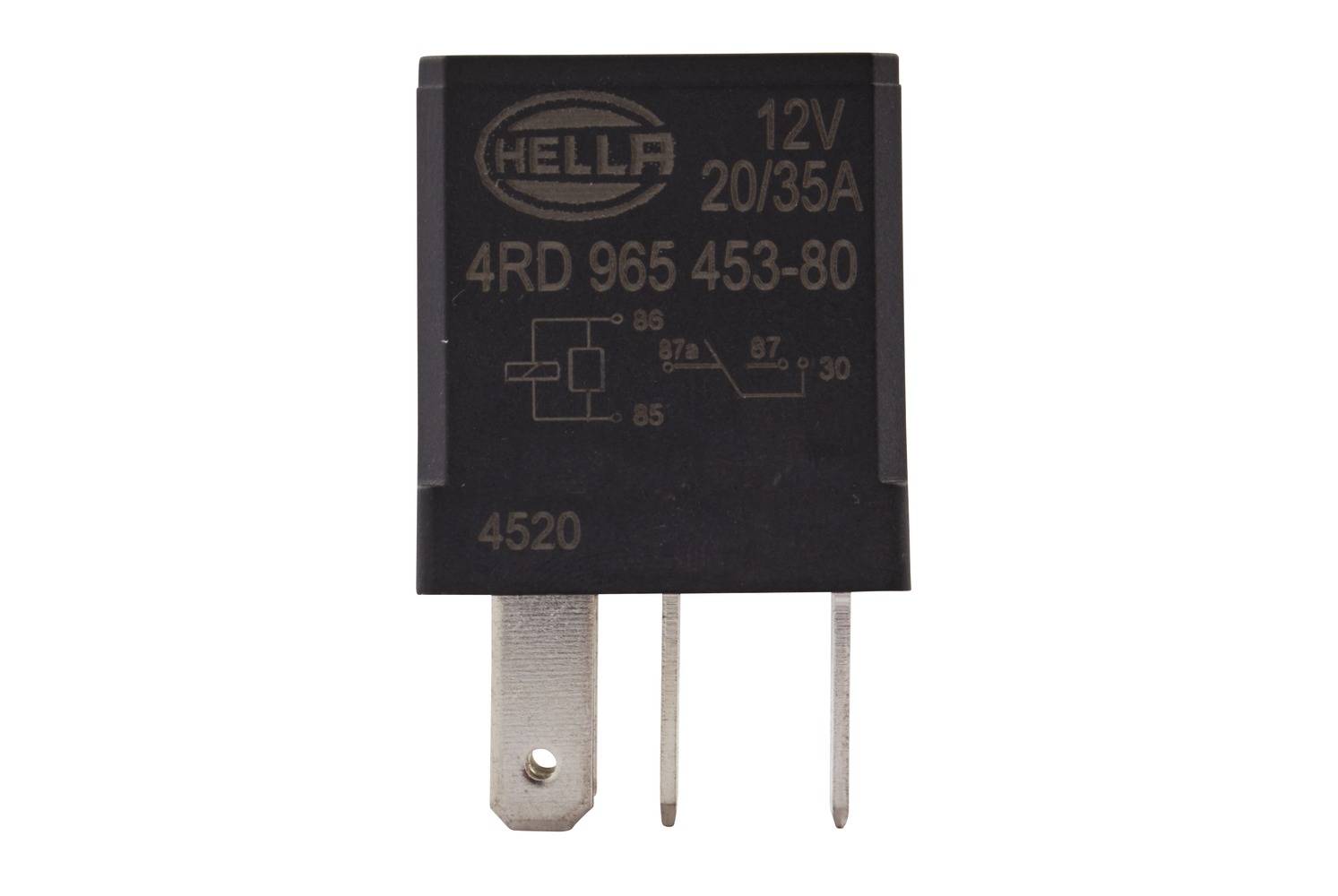 HELLA 4RD 965 453-801 Relais, Arbeitsstrom - 12V - 5-polig - Wechsler - Menge: 1-3