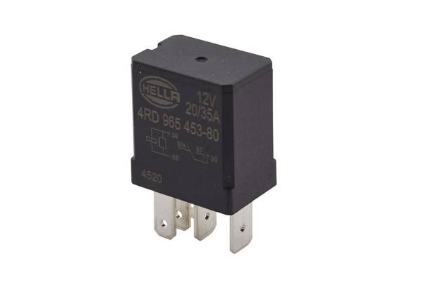 HELLA 4RD 965 453-801 Relais, Arbeitsstrom - 12V - 5-polig - Wechsler - Menge: 1
