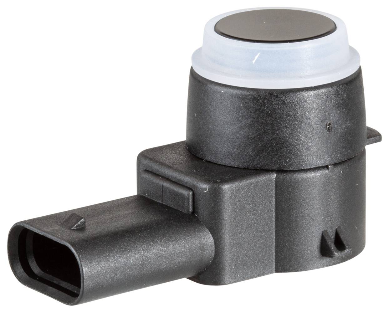 HELLA 6PX 358 141-201 Sensor, Einparkhilfe - gewinkelt - 3-polig - gesteckt - lackierbar - mit Befes-3