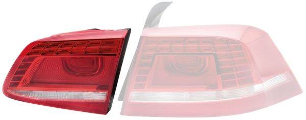 HELLA 2SB 010 745-061 Heckleuchte, rechts, 12V, LED, mit Lampenträger-0