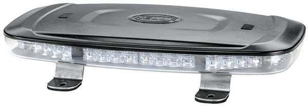 HELLA 2RL 014 565-011 LED-Warnleuchte - Mini Lightbar - 12/24V - glasklar - gelb - Kabel: 500mm - An-0