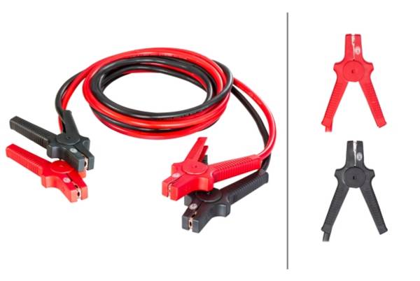 Starthilfekabel 24 V 480 A 4,5 m Kabel für Fzg. mit Dieselmotor HELLA universell