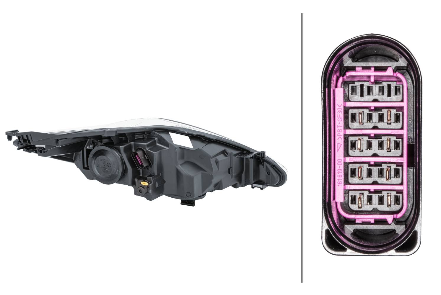 HELLA 1EJ 247 045-311 FF/Halogen-Hauptscheinwerfer - links - für u.a. Ford Fiesta VI (Cb1, Ccn)-3