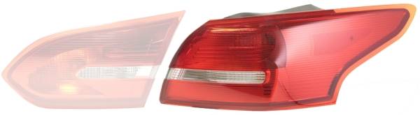 Rückleuchte rechts PY21W Glühlampen-Technologie HELLA für FORD FOCUS