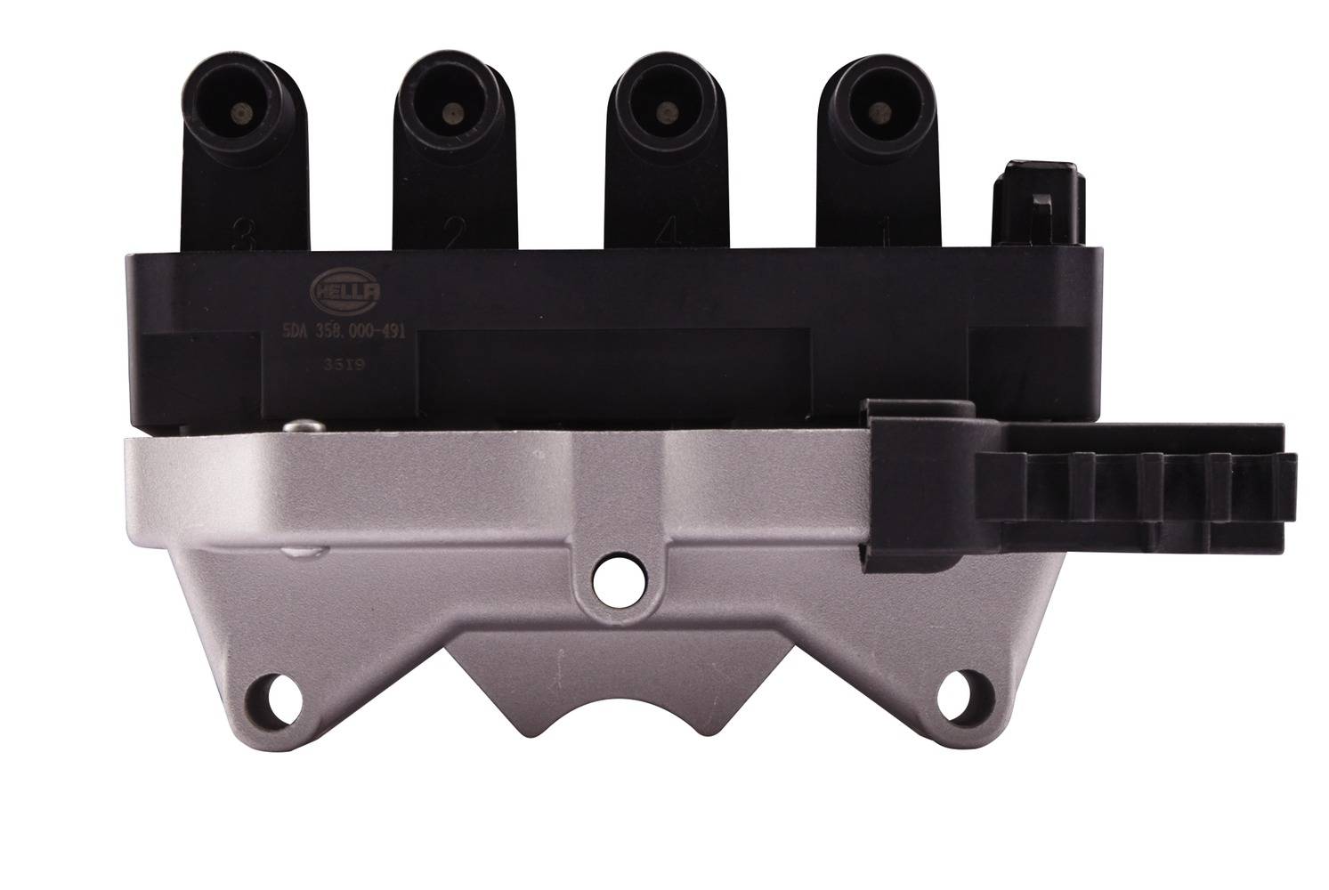 HELLA 5DA 358 000-491 Zündspule - 12V - 3-polig - Blockzündspule - geschraubt-4