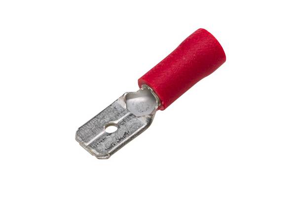 HELLA 8KW 702 796-003 Leitungsverbinder - rot - von: 0.5mm² - bis: 1.0mm² - Flachstecker - 6,3 x 0,8