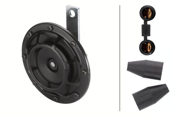HELLA 3AF 003 399-071 Horn - B133 - 24V - 118dB(A) - Frequenzbereich: 500Hz - Hochton/Starkton - Geh-0