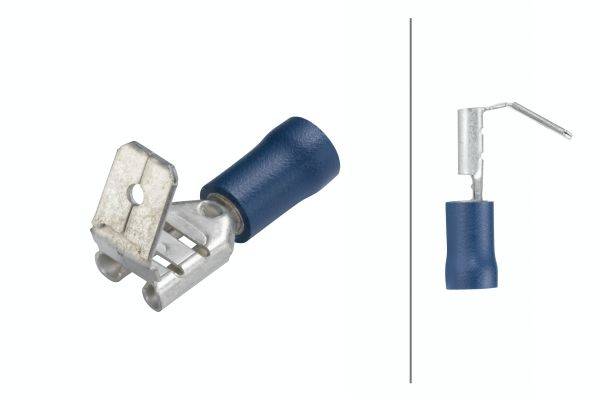 HELLA 8KW 044 032-003 Leitungsverbinder - blau - von: 1.5mm² - bis: 2.5mm² - Steckverteiler - 6,3 x-1