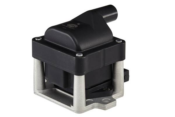 HELLA 5DA 358 000-711 Zündspule - 12V - 6-polig - Verteilerzündspule - geschraubt