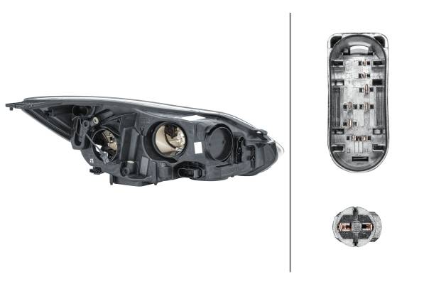 HELLA 1LA 354 994-071 Halogen-Hauptscheinwerfer - links - für u.a. Ford Focus Iii-1