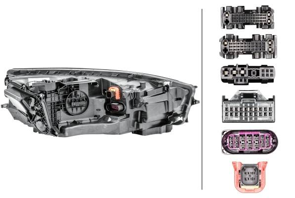 HELLA 1EX 011 869-411 LED-Hauptscheinwerfer - links - für u.a. Audi A7 Sportback (4Ga, 4Gf)-1