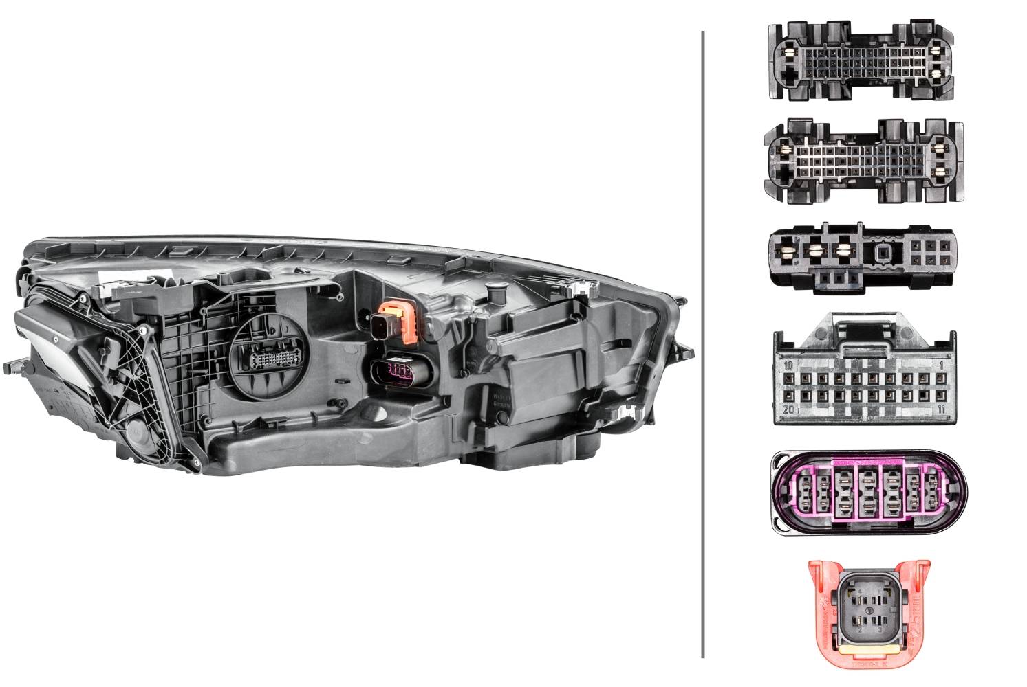 HELLA 1EX 011 869-411 LED-Hauptscheinwerfer - links - für u.a. Audi A7 Sportback (4Ga, 4Gf)-3