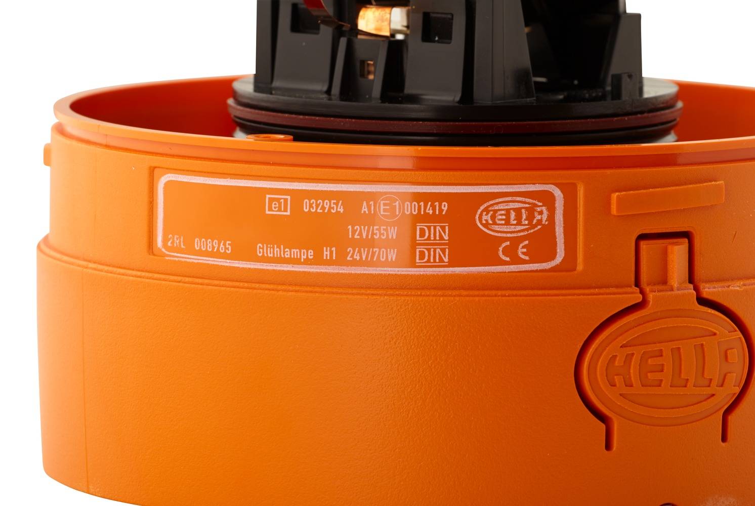 HELLA 2RL 008 965-011 Halogen-Rundumkennleuchte - KL JuniorPlus - 24V - gelb - Anbau/geschraubt - ge-4