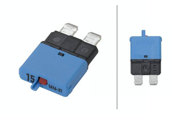 HELLA 8JS 174 320-031 Sicherungsautomat - 15A - 32V - blau - thermisch-1