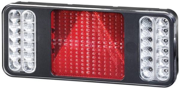 HELLA 2VP 345 900-021 Heckleuchte - Coluna - LED - 24V - Anbau - LED-Lichtfarbe: gelb/rot/weiß - Kab-3