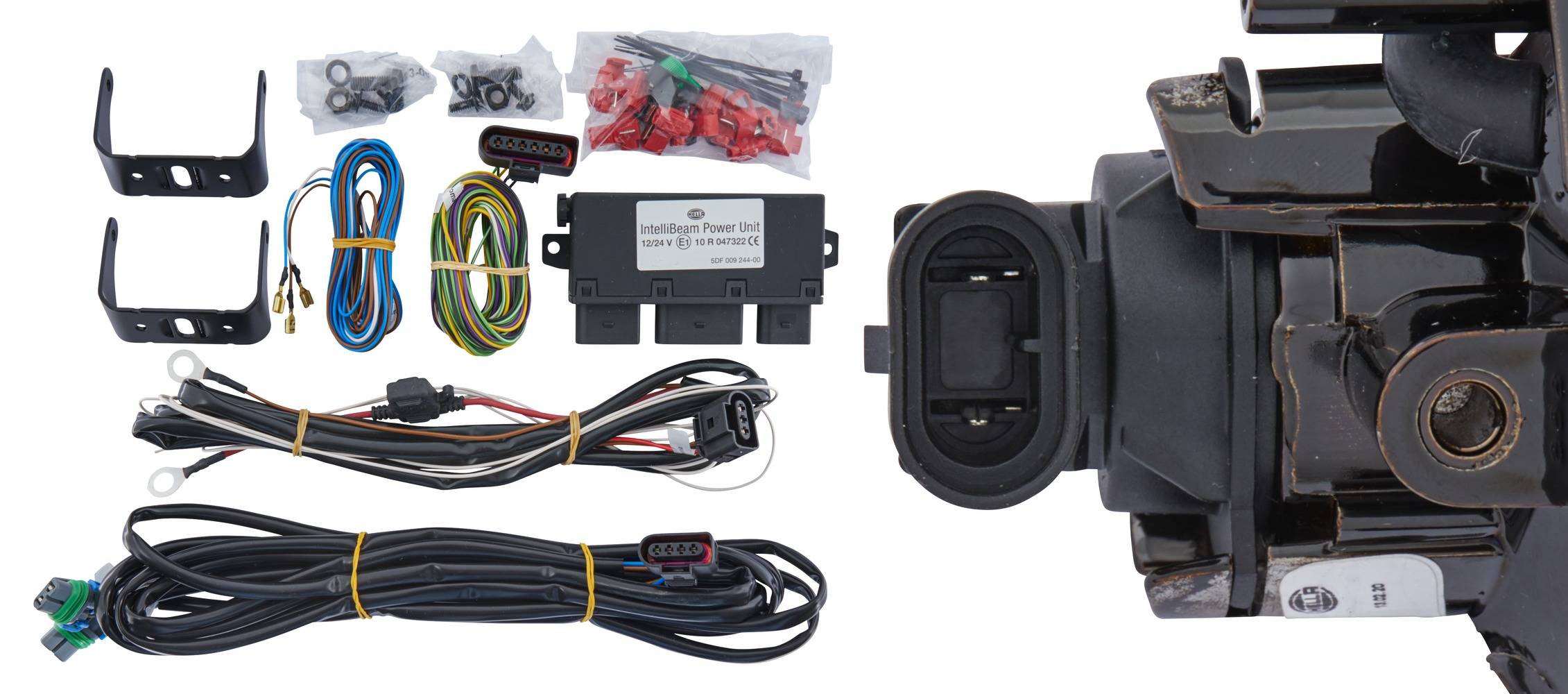 HELLA 1N0 009 295-801 FF/Halogen-Nebelscheinwerfersatz - Dynaview Evo2 - 12V - rund - Einbau - glask-4