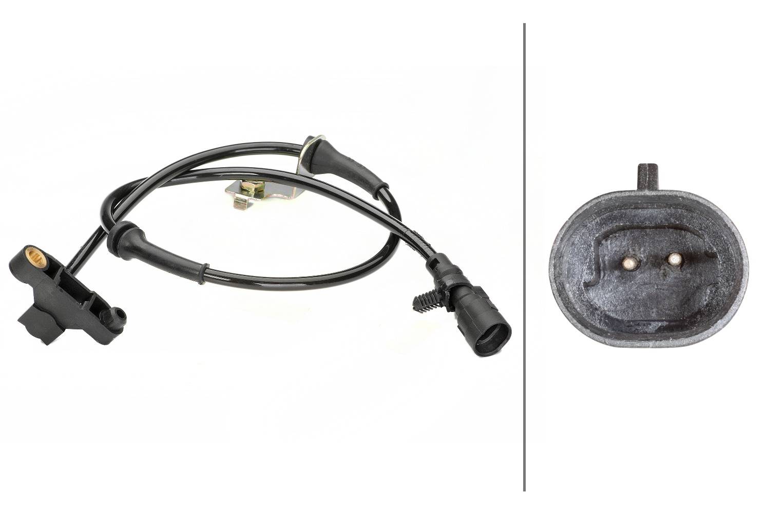 HELLA 6PU 230 040-251 Sensor, Raddrehzahl - 2-polig - Vorderachse - mit Halter-1