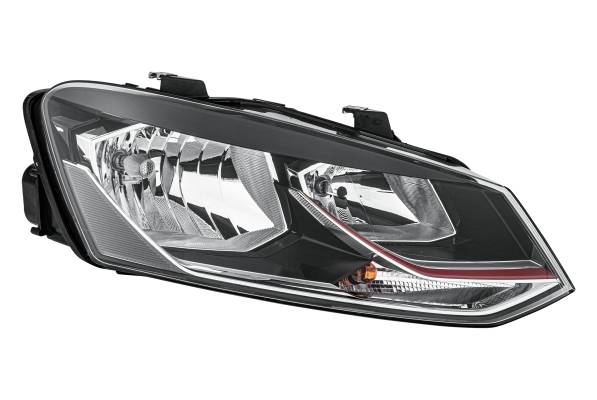 HELLA 1EB 012 034-061 FF/Halogen-Hauptscheinwerfer - rechts - für u.a. VW Polo (6R1, 6C1)-1