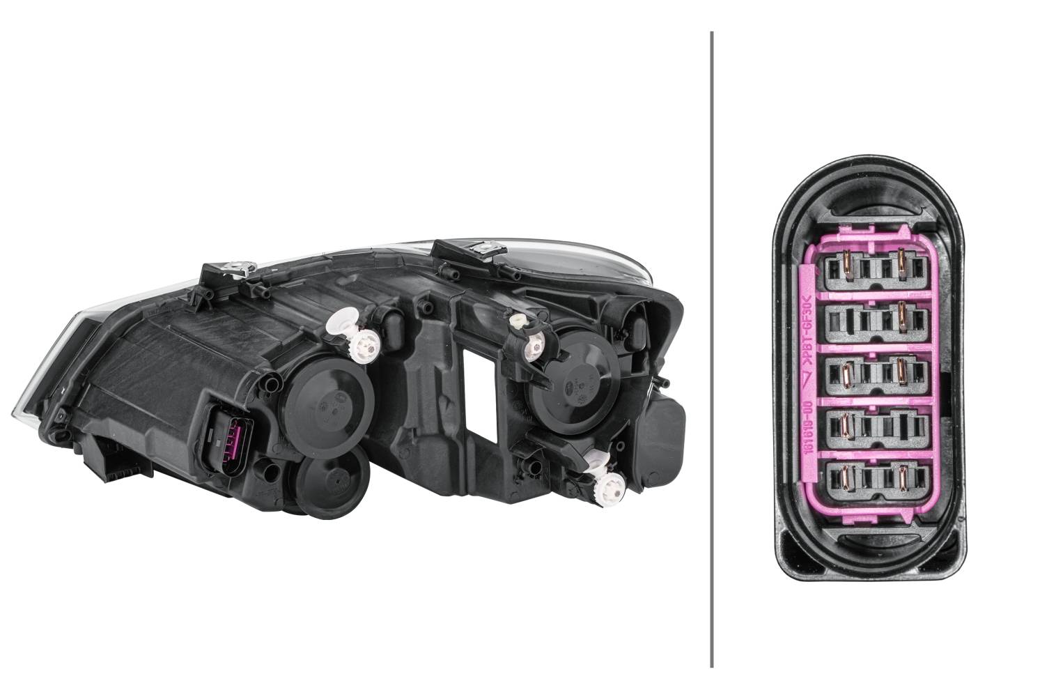 HELLA 1EB 012 034-061 FF/Halogen-Hauptscheinwerfer - rechts - für u.a. VW Polo (6R1, 6C1)-3