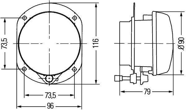 HELLA 1N0 009 295-067 FF/Halogen-Nebelscheinwerfer - Dynaview Evo2 - rechts-1