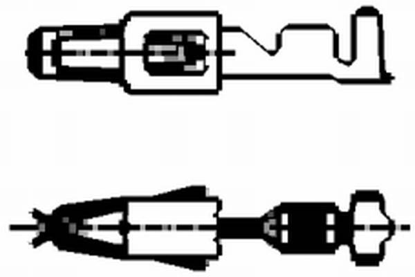 HELLA 8KW 863 934-003 Leitungsverbinder - Junior Power Timer - von: 0.5mm² - bis: 1.0mm² - Flachstec-4