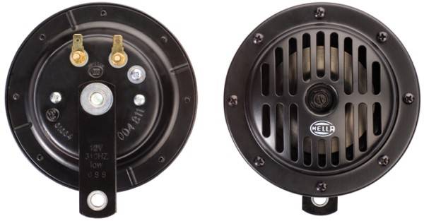 HELLA 3CB 004 811-042 Horn - DL50 - 12V - 114dB(A) - Frequenzbereich: 310/380Hz - Gehäusefarbe: schw-4