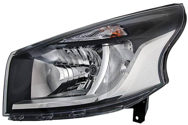 HELLA 1EE 011 410-411 FF/Halogen-Hauptscheinwerfer - links - für u.a. Renault Trafic III Box (Fg_)
