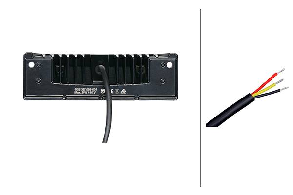 Arbeitsscheinwerfer 24 V 10 W LED 6.000 K 2.000 lm HELLA für DAF