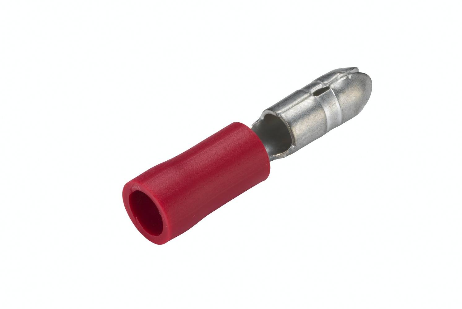 HELLA 8KW 044 040-003 Leitungsverbinder - rot - von: 0.5mm² - bis: 1.0mm² - Rundstecker - Ø: 4mm - M-3
