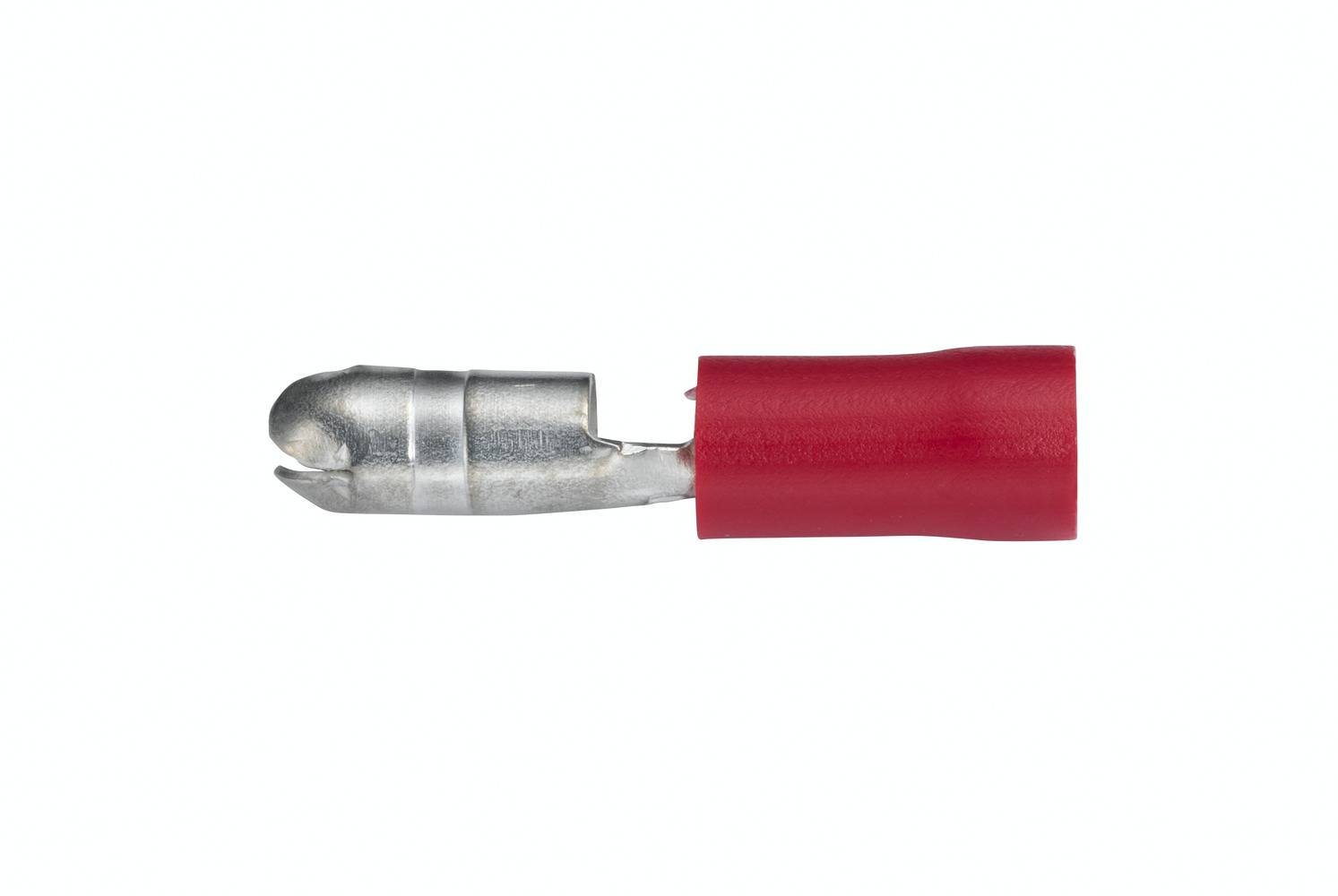 HELLA 8KW 044 040-003 Leitungsverbinder - rot - von: 0.5mm² - bis: 1.0mm² - Rundstecker - Ø: 4mm - M-4