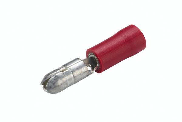HELLA 8KW 044 040-003 Leitungsverbinder - rot - von: 0.5mm² - bis: 1.0mm² - Rundstecker - Ø: 4mm - M