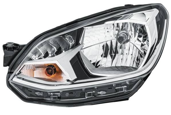 HELLA 1EL 012 644-011 FF/Halogen-Hauptscheinwerfer - links - für u.a. VW Up (121, 122, Bl1, Bl2, Bl3-1