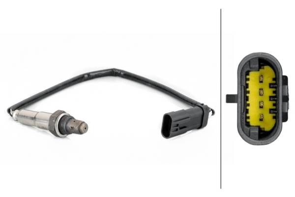 HELLA 6PA 358 103-291 Lambdasonde - 4-polig - Kabel: 395mm