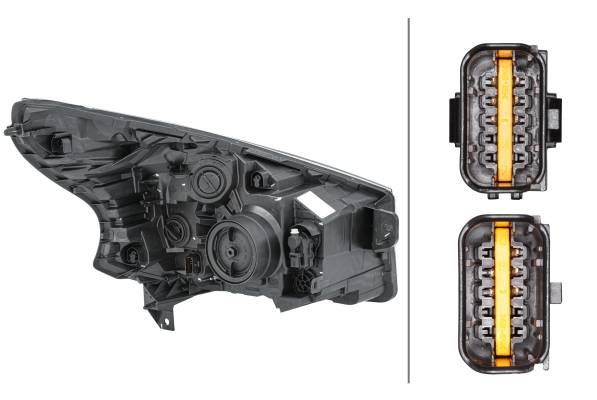 HELLA 1LE 011 565-131 FF/Halogen-Hauptscheinwerfer - links - für u.a. Opel Vivaro B Platform/Chassis-2