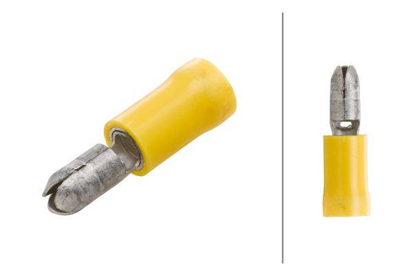 HELLA 8KW 744 733-003 Leitungsverbinder - gelb - von: 4.0mm² - bis: 6.0mm² - Rundstecker - Ø: 5mm --1