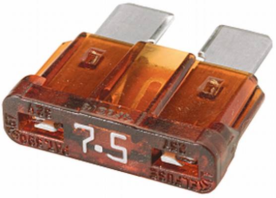 HELLA 8JS 711 685-821 Sicherung - ATO - 7.5A - braun - Menge: 5-2