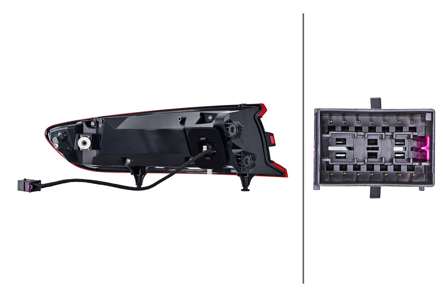 HELLA 2SD 011 499-161 Heckleuchte - LED - äusserer Teil - rechts-2