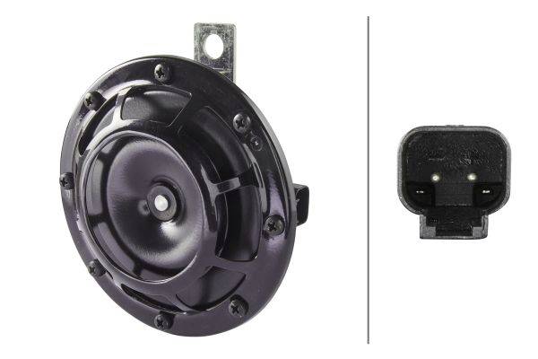 HELLA 3AF 005 631-237 Horn - B133 - 24V - 115dB(A) - Frequenzbereich: 450Hz - Tiefton - hängend-2