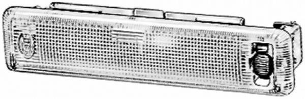 HELLA 2JA 001 357-037 Innenraumleuchte - 12/24V - K (10W) - Anbau/Einbau - Lichtscheibenfarbe: glask-1