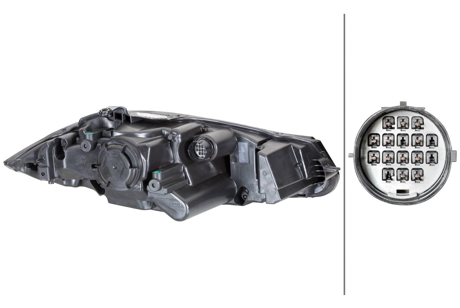 HELLA 1LL 354 815-091 Bi-Xenon/LED-Hauptscheinwerfer - links - für u.a. Jaguar Xf (X250)-1