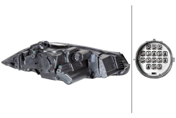 HELLA 1LL 354 815-091 Bi-Xenon/LED-Hauptscheinwerfer - links - für u.a. Jaguar Xf (X250)-4
