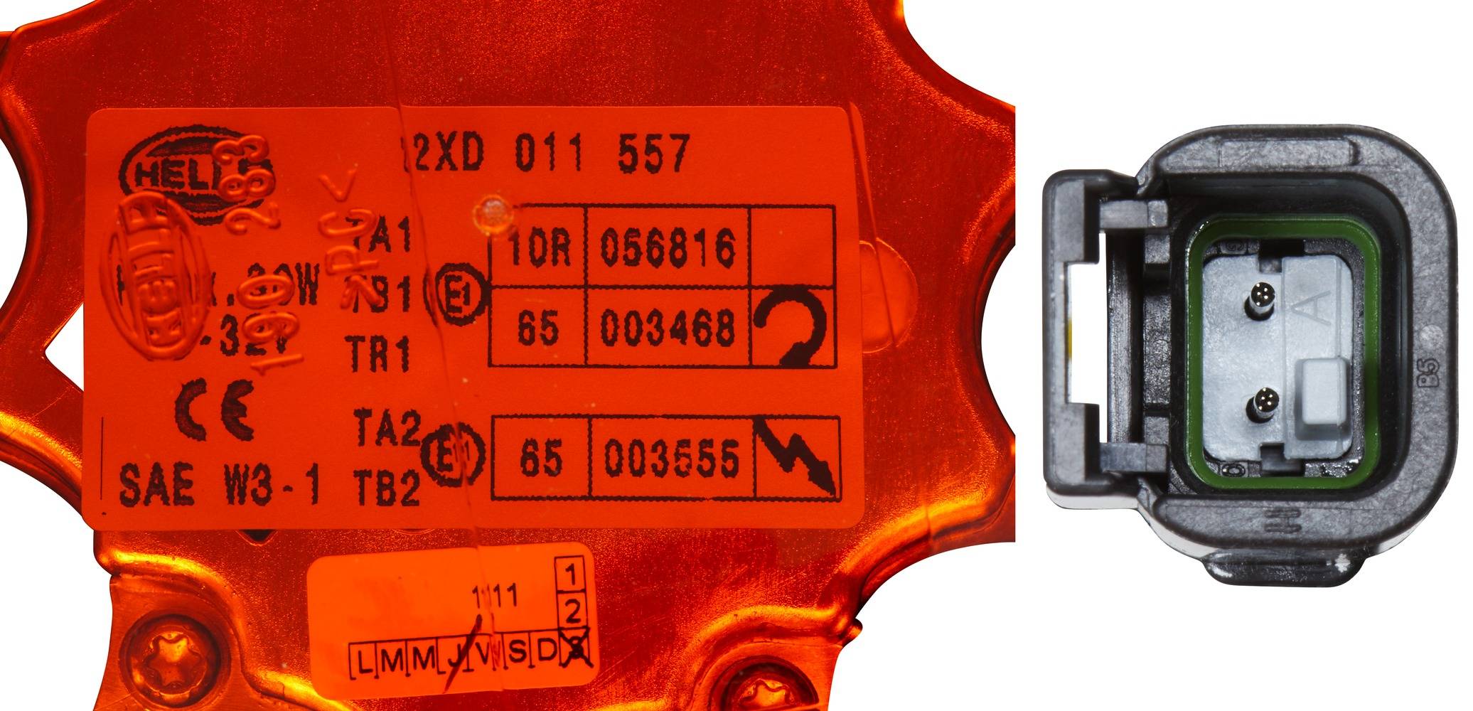 HELLA 2XD 011 557-501 LED-Rundumkennleuchte - K-LED 2.0 - 12/24V - gelb - Anbau - gelb-4