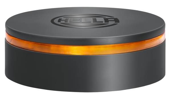 HELLA 2RL 455 256-001 LED-Rundumkennleuchte - K-LED Rebelution - 12/24V - gelb - geschraubt - gelb --1