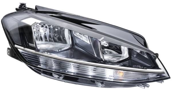 HELLA 1LB 013 924-041 FF/Halogen-Hauptscheinwerfer - rechts - für u.a. VW Golf VII (5G1, Bq1, Be1, B-1