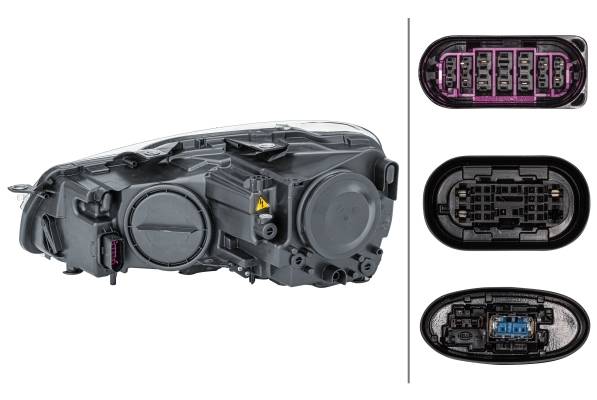 HELLA 1ZS 009 902-781 Bi-Xenon/LED-Hauptscheinwerfer - rechts - für u.a. VW Golf VI (5K1)-2