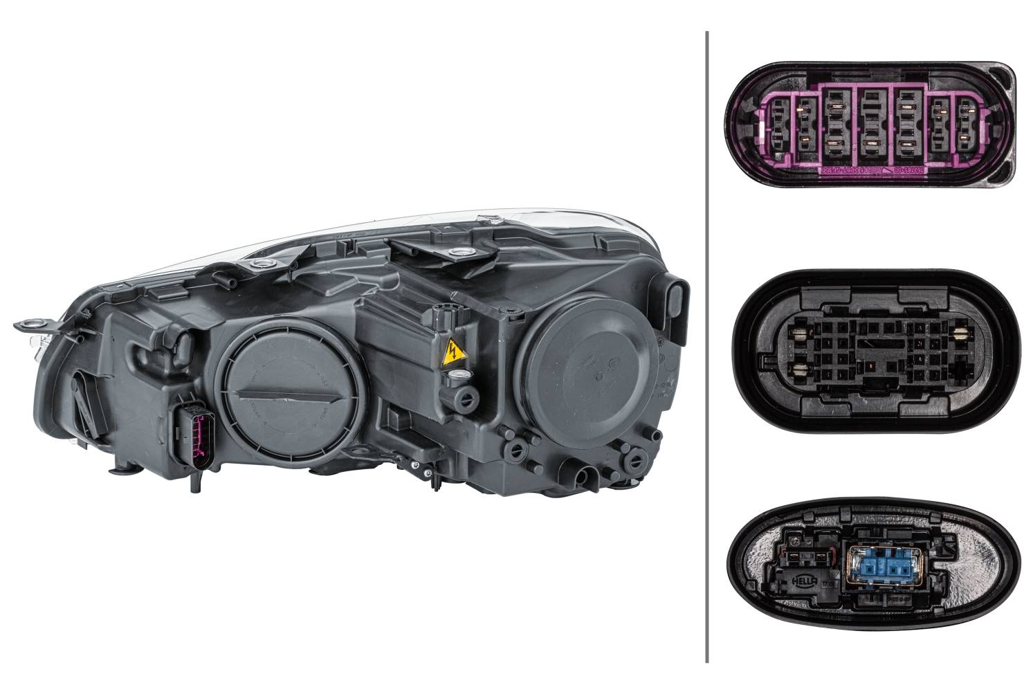 HELLA 1ZS 009 902-781 Bi-Xenon/LED-Hauptscheinwerfer - rechts - für u.a. VW Golf VI (5K1)-3