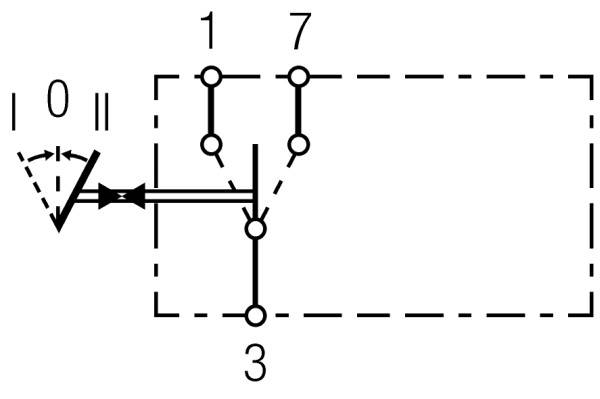 Schalter Wippbetätigung 3-Anschlüsse HELLA passend für u.a. KOMATSU-3