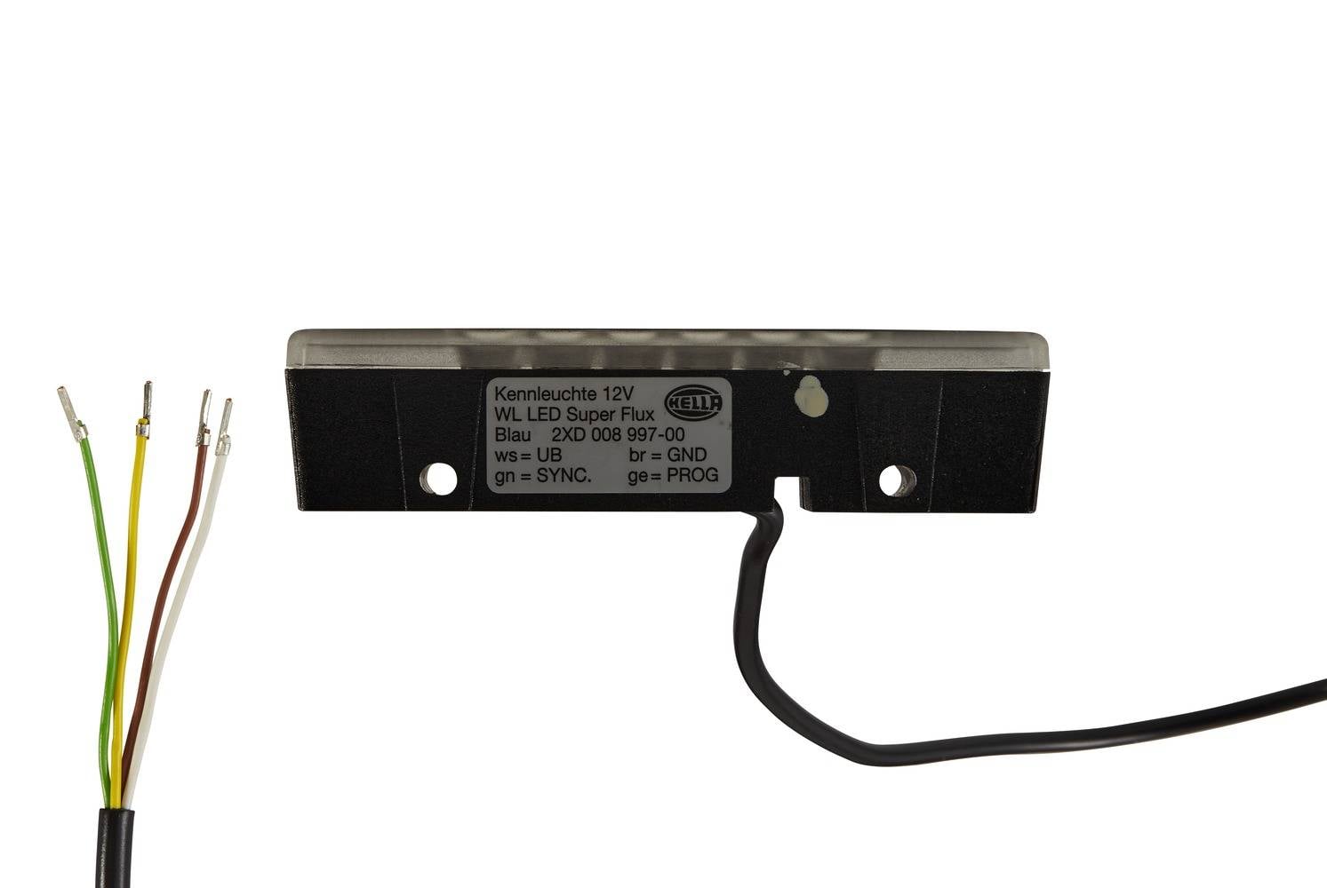 HELLA 2XD 008 997-001 Blitz-Kennleuchte - WL-LED - 12V - geschraubt - blau - hinten-4