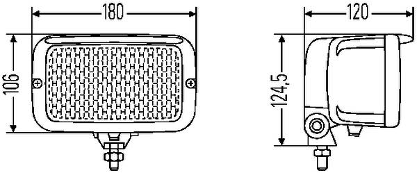 HELLA 1LB 007 145-037 Halogen-Hauptscheinwerfer 7145 - 12V - Anbau - links/rechts-4